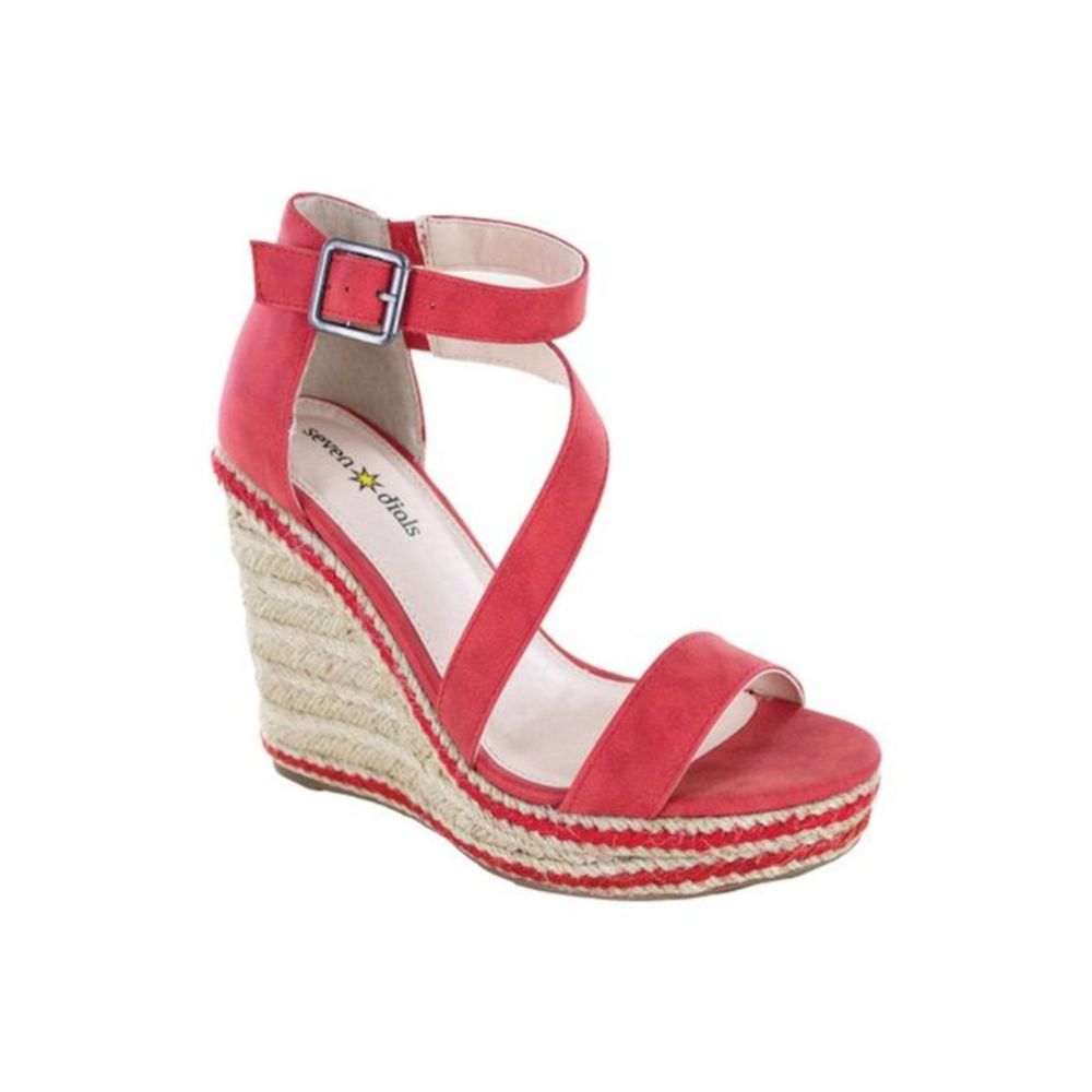 SEVEN DIALS Womens Coral 0.5" Platform Berlina Wedge Espadrille Shoes 7.5 M